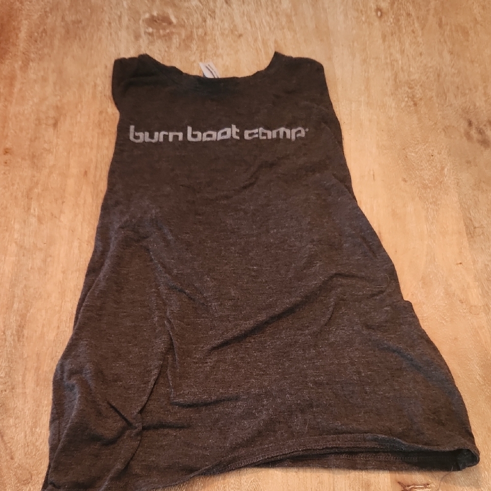 Burn Boot Camp Gray Tank Top